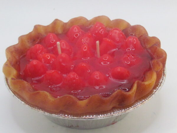 5" Strawberry pie candle